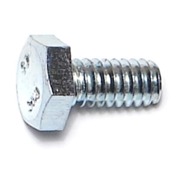 Midwest Fastener Grade 2, 1/4"-20 Hex Head Cap Screw, Zinc Plated Steel, 1/2 in L, 100 PK 00001 - main
